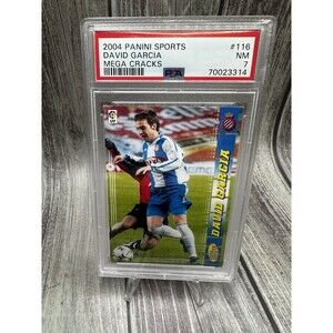 2004 PANINI SPORTS DAVID GARCIA MEGA CRACKS #116 RCD Espanyol La Liga PSA 7